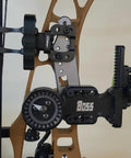 Quiver Extension Bracket For Archery Bow Gun Metal Grey Movable Sight Bracket That Keeps Your Quiver Out Of The Way While You Dial In