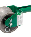 441-2 Cable Puller Feeding Sheave For 2 Inch Conduit With 5 Inch Wide Aluminum Alloy Wheel And Self Lubricating Bearings
