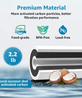 5 Micron 10 Inch By 4.5 Inch Whole House Water Filter Replacement with coconut shell activated carbon material
