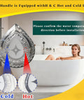 Replacement Single Handle Knob Kit For Posi Temp Shower And Tub Faucet Fits 100710 Style