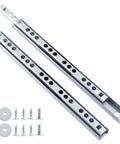 Two Way Drawer Slides 7.16 Inch Heavy Duty Steel Ball Bearing Rails With Soft Close For A Smooth Drawer Glide Zinc Plated Anti Rust Durability Cabinet Drawer Sliders Built For Kitchen Office Workshop Workhorse, two zinc-plated steel rails with screws