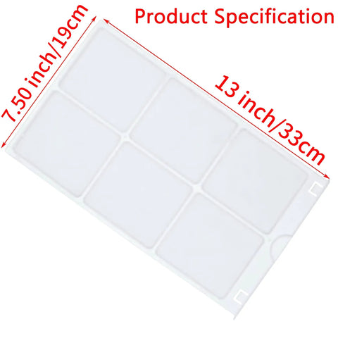 Kick That Dust To The Curb With Premium Two Pack Air Filter Replacement For Room Air Conditioner Compatible With AHQ06LYW1 And AHQ06LYQ1 Replaces A0010209471 AP6280063 13 X 7.5 Inch White Mesh Filter Keeps Homes Crisp And Fresh