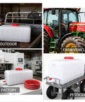 Large 29 Gallon Water Storage Tank With Spigot and 3m Hose Control Valve for Camping RV Truck Emergency in farm and factory