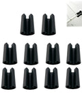 Freezer Shelf Clips For Side Rail Lock Black 10 Pack Secure Wire Shelves In Freezer Keep It Steady Prevent Slips Fits FFSS2625TS0