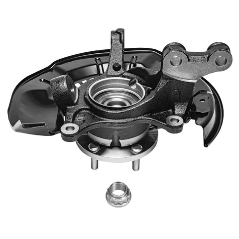 AWD Front Two Piece Steering Knuckles With Wheel Bearing Hubs Assembly For 2008 2009 2010 2011 2012 2013 Toyota Highlander 3.5L V6 Replacement OEM Style