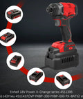 Heavy Duty 20V AC To DC Power Adapter Transforms Your Cordless Gear Right Into Wired Mode For 500 Watts Of Solid Juice And A Long Flex Cable To Crush Home Builds Smooth Today, showing charger and attachments.