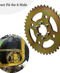 40T 6 Hole Rear Sprocket For 420 Chain High Speed Direct Fit For Coleman CT100U CC100X RB100 B100 Baja Doodle Bug DB30