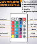 Remote for Six Piece 3D Night LED Light Bases With 16 Color Display And Remote USB Powered Acrylic Christmas Lamp Display