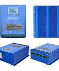 3000W MPPT Wind And Solar Hybrid Charge Controller for 12V Battery System with LCD Display, showcasing front and side views.