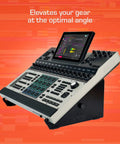 XTS Desktop Stand For Studio Gear Extendable From 11.8 To 20.8 Inches Perfect For Your Mixer DJ Controller Keyboard Eurorack
