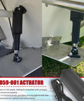 Boat Trim Tab Actuator Replacement For 102 Series Marine Trim Tabs, 12V 4-1/4 Inch Stroke, installed on boat