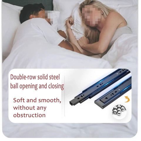 Heavy Duty Drawer Slides With Ball Bearing Rollers For Smooth Quiet Operation In Cabinets And Drawers Reinforced Track bench demo