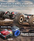 Fast Brushless One Sixteenth Scale RC Buggy For Adults, 4WD High Speed Racing Car Ready To Run in dirt track action