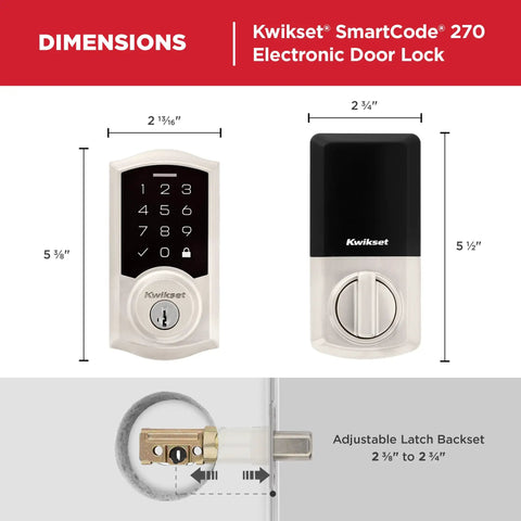 Ditch The House Keys With This Electronic Touchpad Deadbolt Packing Auto Lock And Separate User PINs For Top Tier Home Security In A Brushed Satin Nickel Finish That Holds Up Tight