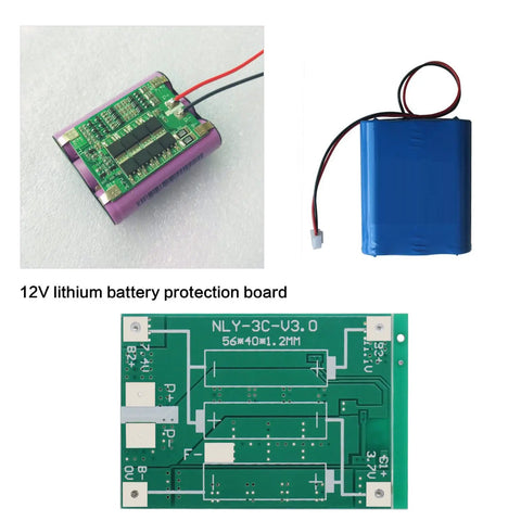 Straight Up Badass 3S 40A Protection Board For 12V Lithium Battery Packs featuring circuit board and battery for balance charging.