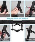 Installation steps for Kiddo Height Adjustable Electric Scooter Handlebar Grip Bar For Safe Rides And Easy Hold Aluminum Alloy Armrest Handle