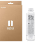 Genuine Refrigerator Water Filter 2 Pack For French Door And Side By Side Refrigerators Reduces 99 Percent Of Contaminants Six Month Filter Life Easy Install Keeps Water Fresh And Clean displayed with packaging