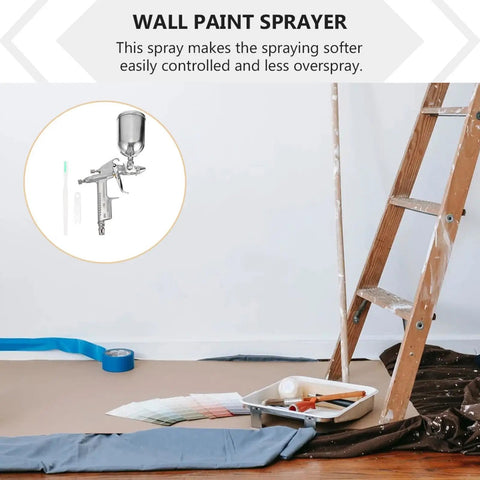Beavorty Professional Aluminum Pneumatic Air Paint Sprayer Gun For Furniture And Automotive Equipment Repair on a work surface.