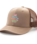 Colorful Garden Style Women Trucker Hat With Adjustable Buckle For Running And Everyday Wear All Seasons Comfort Cap Fashion Trend