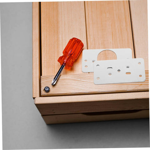 Stainless Steel Hinge Repair Plate Kit For Cabinets And Furniture Easy Install Quick Fix Hinges on wooden furniture with screwdriver