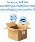 Packaging includes Power Brake Vacuum Hose For Passenger Cars And Light Trucks 3 Feet Long Inner Diameter 0.46875 Inch Outer