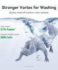 3D printed dragon submerged in water demonstrating powerful wash in 2 In 1 Resin 3D Printer Wash And Cure Station UW03