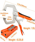 All In One Twin Pocket Hole Jig Kit With 11 Inch Clamp For Quick Woodworking Fixes Pro DIY Ready Includes Square Driver Bit Hex Wrench