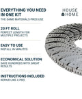 20 ft roll metal flexible upholstery tack strips for furniture with curved grip, coiled strip