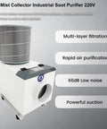 Solid Shop Beast Heavy Duty 1HP Oil Mist Collector and Industrial Fume Extractor with multi-layer filtration and powerful suction.