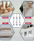 Quick Fix Wood Filler Sticks 3 Pack for furniture, bed, stairs, and cabinet scratch repairs against a neutral background.