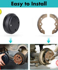 Golf Cart Brake Repair Kit For Club Car DS 1995 Up And Precedent 2004 Up Drums Pads Shoes Spring Kit installation process