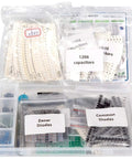 Beefed-Up 2900 Piece SMD Component Assortment Kit With 1206 0805 0603 Resistors Capacitors Diodes Transistors Op Amps ICs Solder And PCB