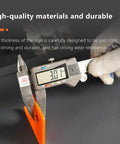 Pro Grade HSK63 CNC Tool Handle Marking Card Built Like A Tank Durable ABS Cutting Tool Chuck Identifier measured with caliper.