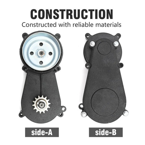 Gear Reduction Box Clutch Replacement For 43cc 47cc 49cc 50cc 2 Stroke T8F Pocket Bikes Scooters ATVs Go Karts with sprocket side A