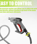 Pressure washer gun for Heavy Duty 150 Ft Sewer Jetter Kit For Pressure Washers 3600 PSI 1/4 In NPT Drain Cleaning Hose