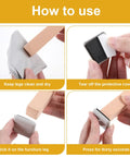 How to use Heavy Duty Self Adhesive Furniture Sliders 12 Pack Quick Stick Eva Foam Moving Pads with step-by-step instructions.