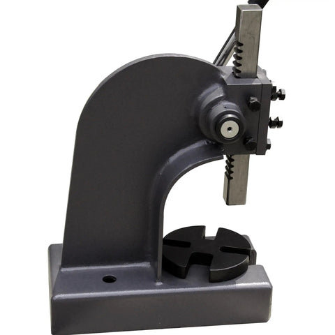 Arbor Press 0.5 Ton Manual Hand Tool, Adjustable Height Up To 3.5 Inches, Welded Steel Plate Body, Portable Heavy Duty Riveting, Punching And Bearing Install Tool AP Half Inch For DIY, Shop