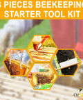 Go To Beekeeping Tool Set With Stainless Steel J Hook Frame Lifter Scraper And Frame Grip Holder Plus Wooden Handle Beekeeping Brush