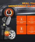 Ford TPMS Sensor 4 Pack Tire Pressure Monitoring System Sensor For 2020 2024 Bronco Bronco Sport EcoSport Edge Endura OE Replacement GL3Z1A189A F2GZ1A189A FR3Z1A189A HC3Z1A189A, real-time tire pressure alarm