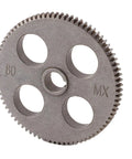 80 Tooth Mini Lathe Gear 12mm ID 83mm OD 8mm Thick Replacement For MX 210 WM 210 8x16 220x400 220x600 220x750 High Speed Steel