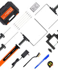 Rongter Hot Wire Foam Cutter Kit For Styrofoam Modeling With Storage Case, includes cutting tools and accessories for crafting.
