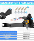 Forward And Reverse Shifter Assembly With Handle For 1992 Up Club Car DS Gas Golf Cart Replacement OEM 1016947 parts display