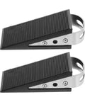 2 Piece Rubber Door Wedge With Stainless Steel Core Non Slip Door Stopper For Home And Bathroom Protects Floors And Keeps Doors From Slamming