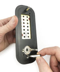 Mechanical Keyless Combination Lever Door Lock In Oil Rubbed Bronze No Battery No Power No Key Needed, components shown