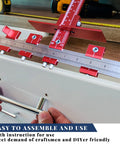 Precision Cabinet Door Handle Jig For Hardware Mounting With 5mm And 4mm Drill Guide Made From Hella Tough Aluminum Alloy, aligning cabinet knobs.