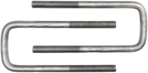 Close-up of Dodge D250 Rear Leaf Spring Axle U Bolt Kit OE Replacement Heavy Duty U Bolts for 1981-1993 trucks and SUVs, metal finish