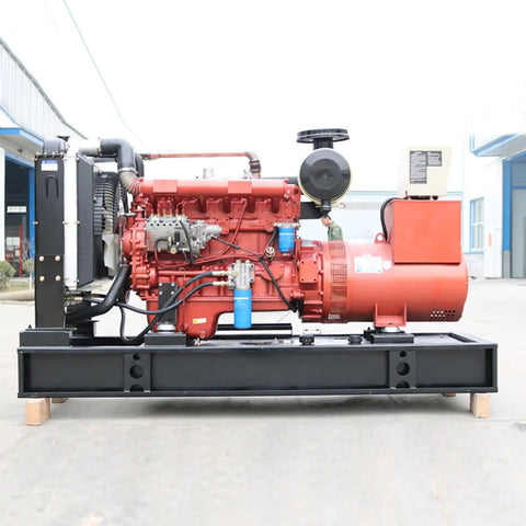 Heavy Duty Industrial Generator Set Featuring No Sweat Standby Power Delivery For Commercial Sites And Emergency Backup Power Needs That Will Crush The Daily Grind At Any Hustle, side view showing engine components.