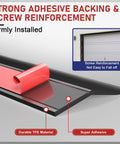23 Ft Garage Door Weather Stripping Kit Top And Sides Heavy Duty TPE Seal Weatherproof Insulation Easy Install shown in close-up