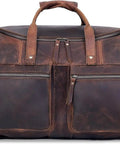 32 Inch Vintage Duffel Bag With Old School Look And Modern Touch Handmade Full Grain Buffalo Leather Carry On Fits Under Seat