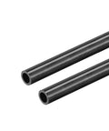 Carbon Fiber Round Tube 6mm OD by 4mm ID 400mm Length With 3K Glossy Wrap For RC Airplane Quad Copter Projects Two Piece Set